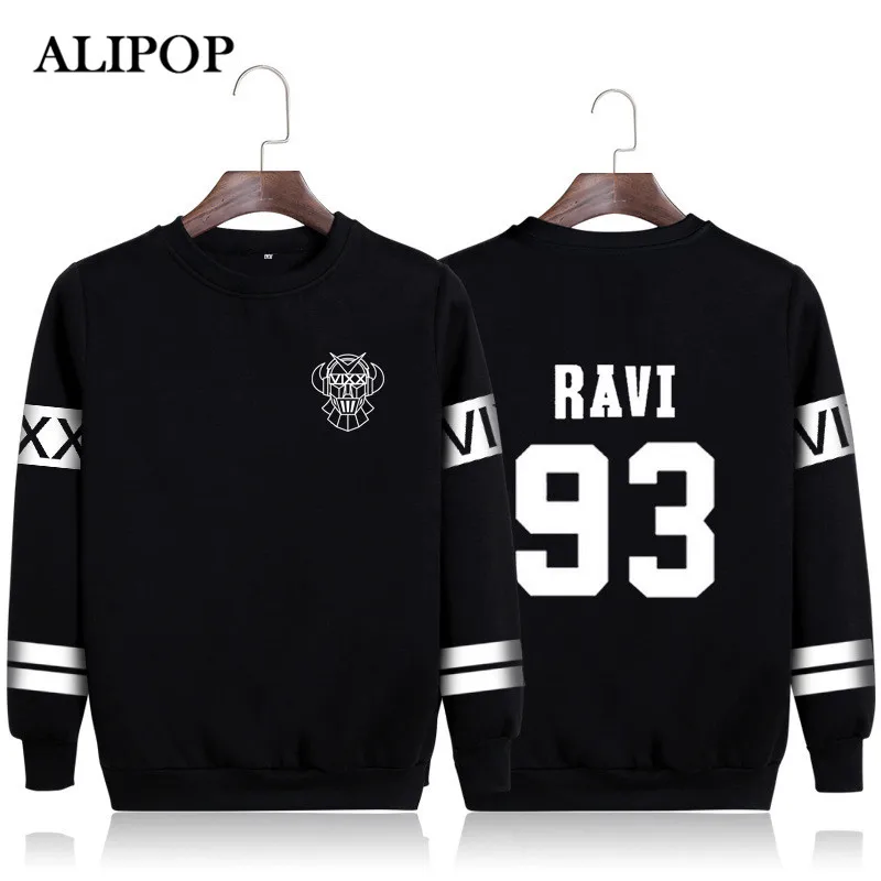 KPOP Корейская мода альбом VIXX Zelos LR RLIGHT Hyuk Hong Bin Ken Leo N Рави хлопковые Толстовки