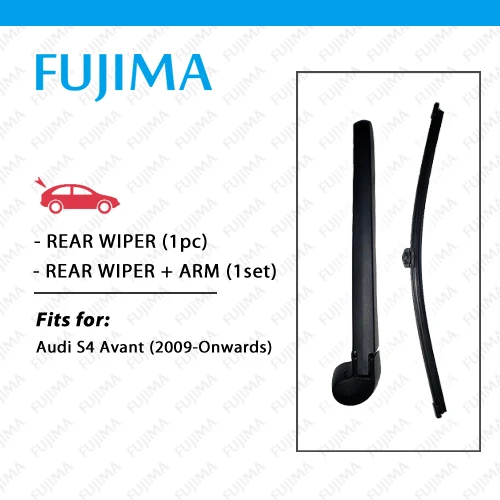 FUJIMA Rear Wiper Blade and Arm for Audi S4 Avant (2009-Onwards) Back Window Windscreen Estate Rear Wiper Arm
FUJIMA Rear Wiper Blade and Arm for Audi S4 Avant (2009-Onwards) Back Window Windscreen Estate Rear Wiper Arm
