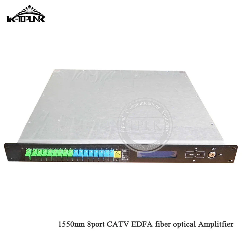 CATV EDFA Волоконно-оптический усилитель 1310/1490/1550 WDM 1550nm 1U/ 80W 8 портов * 20dbm sc/apc sc/upc
