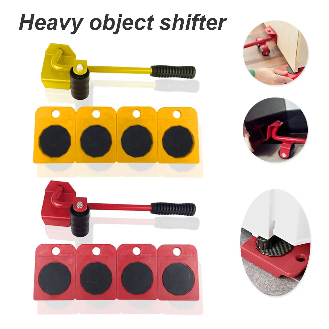 Convenient Heavy Object Shifter Furniture Shifter Five-piece Mover Heavy Object Mobile Tool Mover Household Hand Tool Set
Convenient Heavy Object Shifter Furniture Shifter Five-piece Mover Heavy Object Mobile Tool Mover Household Hand Tool Set