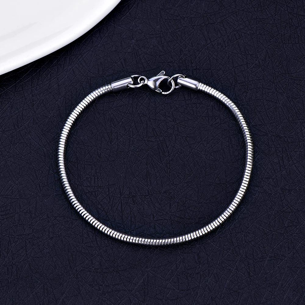 Wholesale price 3MM 4MM 316L stainless steel snake chain bracelet fashion party jewelry for men and women drop shipping
Wholesale price 3MM 4MM 316L stainless steel snake chain bracelet fashion party jewelry for men and women drop shipping