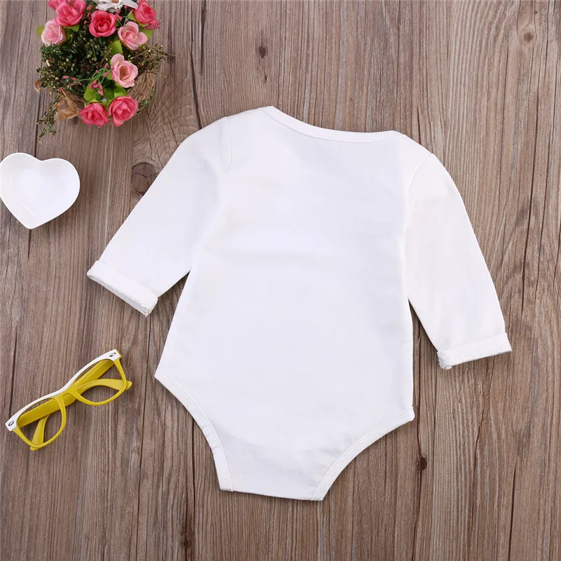Fashion Summer White Baby Bodysuits 0-12 Months Cotton Newborn Baby Girl Boy Clothes Bodysuit Jumpsuit Playsuit Outfits Clothing
Fashion Summer White Baby Bodysuits 0-12 Months Cotton Newborn Baby Girl Boy Clothes Bodysuit Jumpsuit Playsuit Outfits Clothing