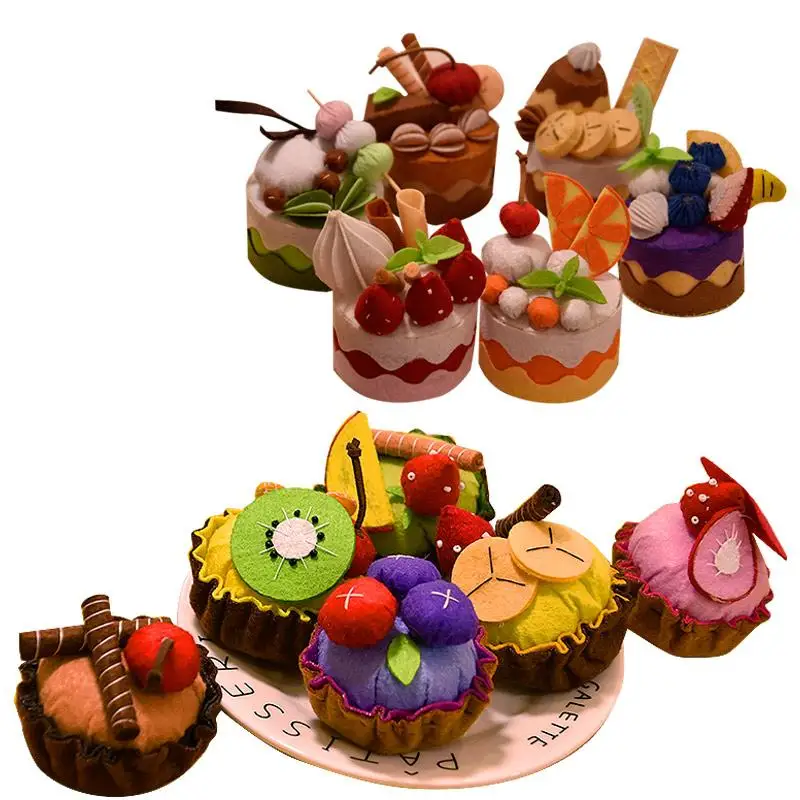 6pcs children DIY Nonwoven fabric puff/cake toys/ Kids adult art craft handmade fruit cake with cotton and accessory, free ship
6pcs children DIY Nonwoven fabric puff/cake toys/ Kids adult art craft handmade fruit cake with cotton and accessory, free ship