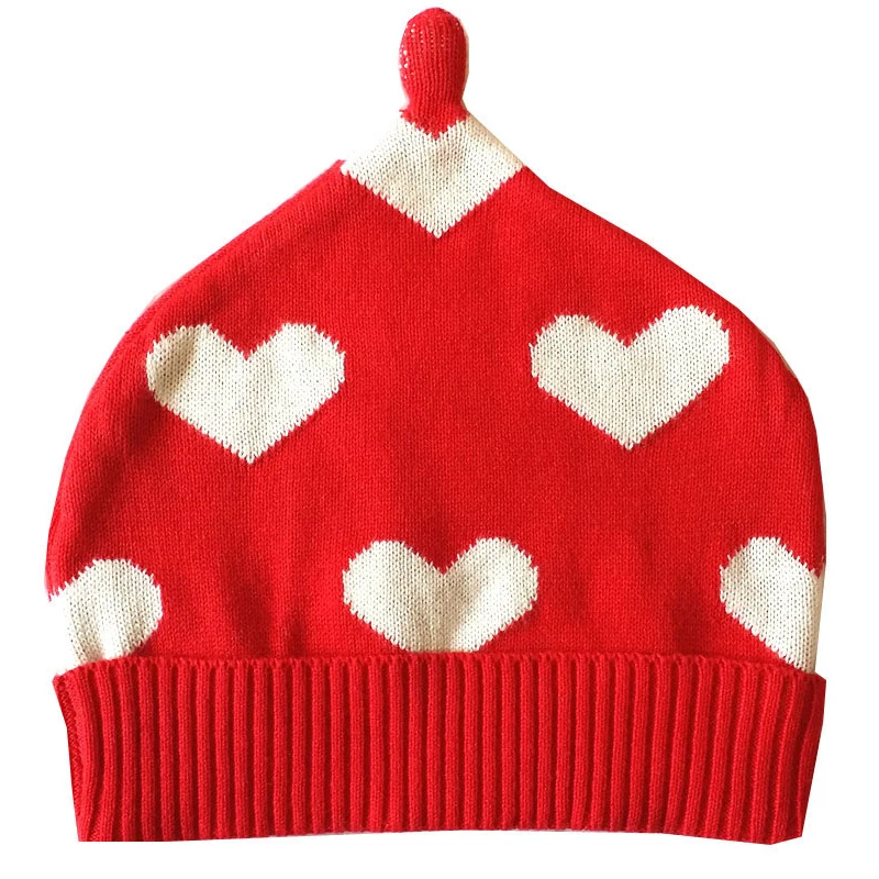 New Winter Knitted Baby Hat Kids Cotton Warm Cap Print Heart Children Beanies Boys Girls Outdoor Head Wear XL61
New Winter Knitted Baby Hat Kids Cotton Warm Cap Print Heart Children Beanies Boys Girls Outdoor Head Wear XL61