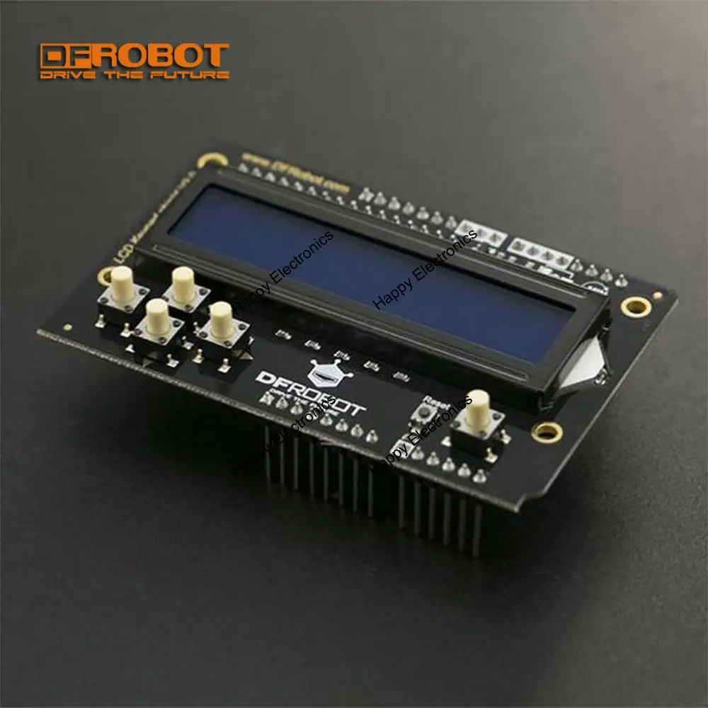 DFRobot ЖК экран с клавиатурой V2.0 5 в включает 1602/2x16 Синий дисплей и 6 кнопок
