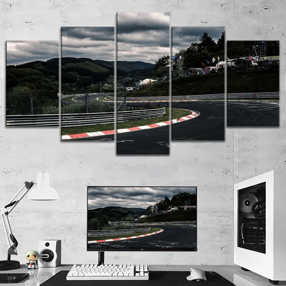 Canvas Printed Pictures Wall Art Painting 5 Panel Nurburgring Rally Road Home Decoration Module Poster For Living Room Framework
Canvas Printed Pictures Wall Art Painting 5 Panel Nurburgring Rally Road Home Decoration Module Poster For Living Room Framework