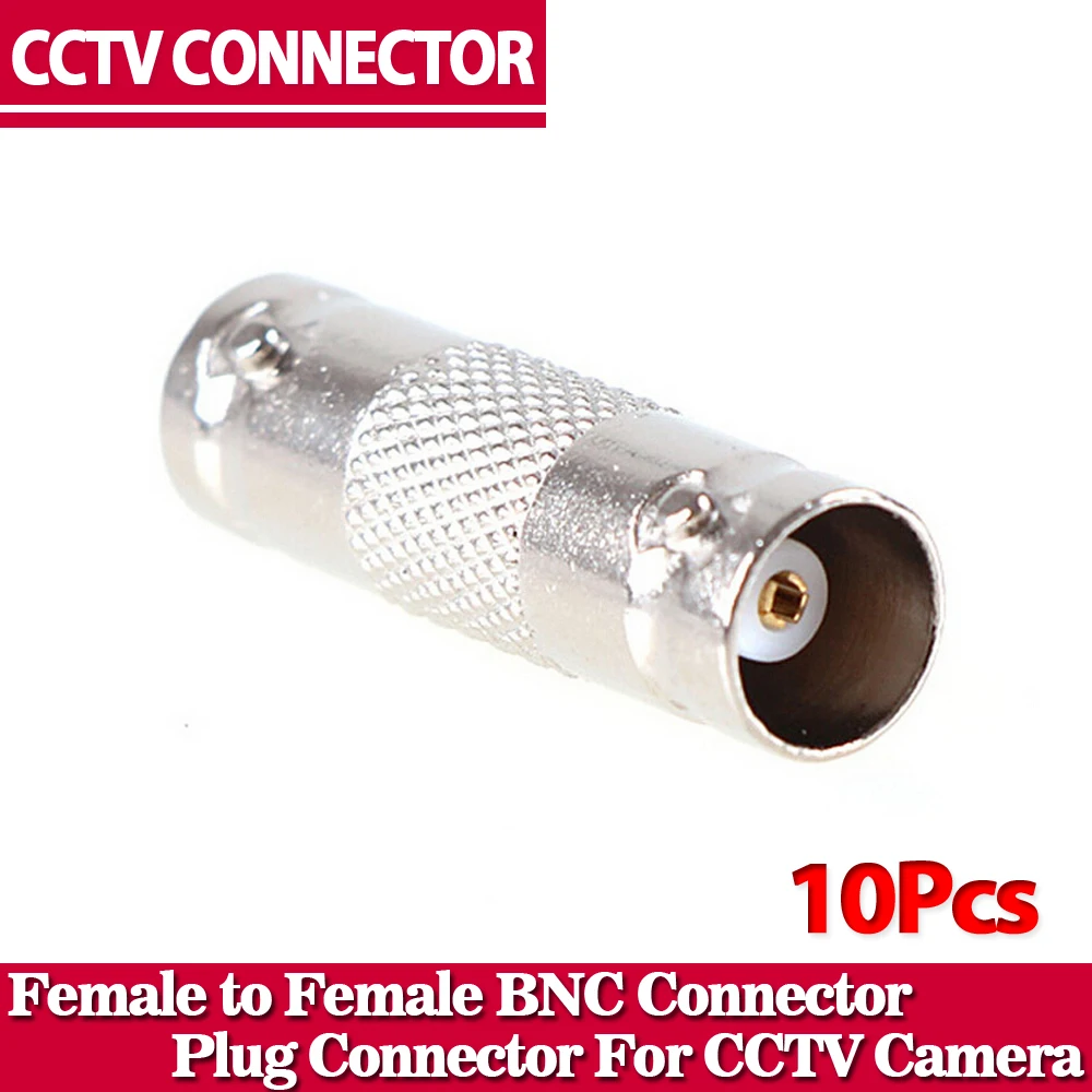 10 шт. Переходник BNC Мама мама для камеры видеонаблюдения|bnc connector|bnc femalecoax bnc connector |