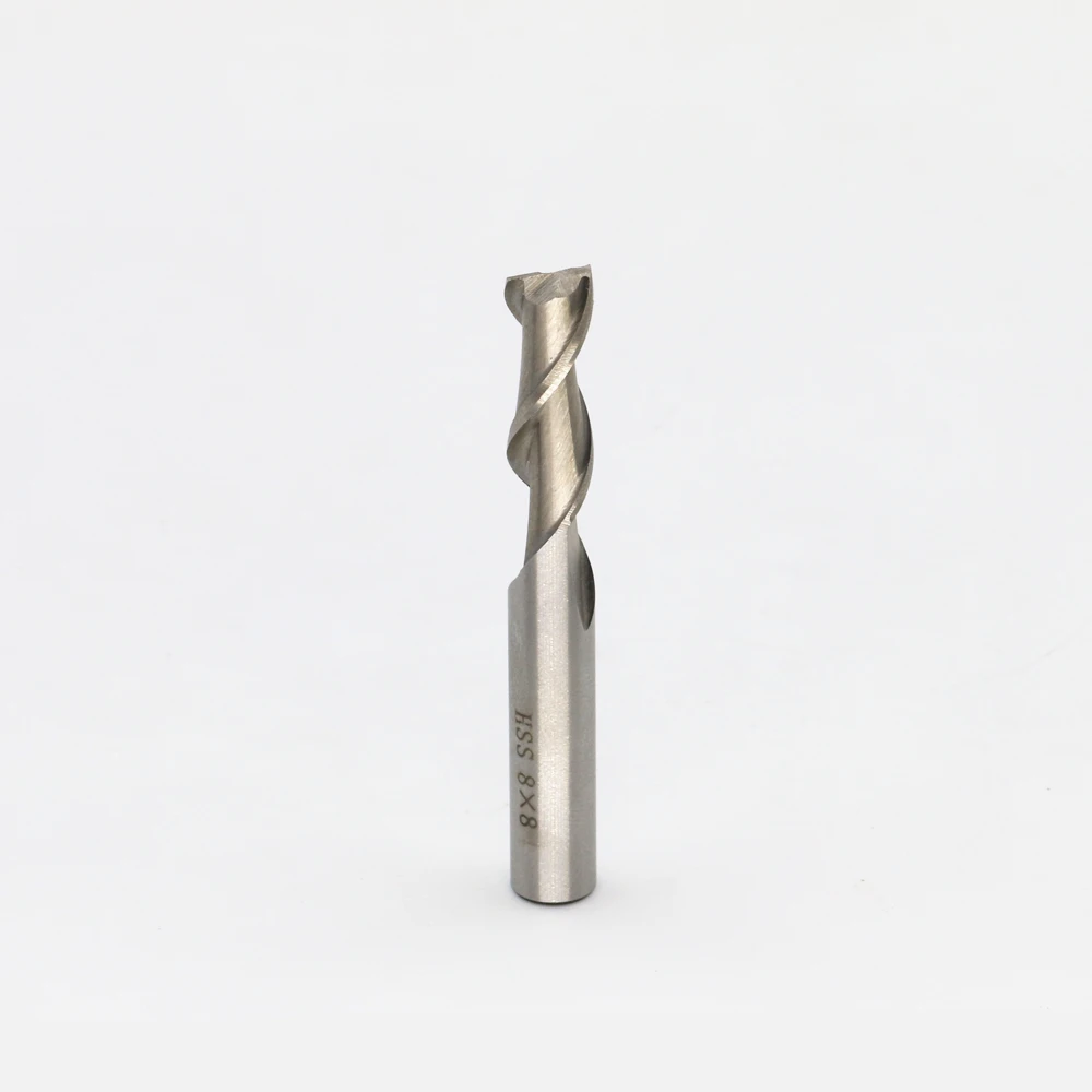 New 2Flute Head 8mm End mills Milling cutter CNC bits tools W4Mo3Cr4V1 HSS & Aluminium 2F8*8*22*66mm
New 2Flute Head 8mm End mills Milling cutter CNC bits tools W4Mo3Cr4V1 HSS & Aluminium 2F8*8*22*66mm