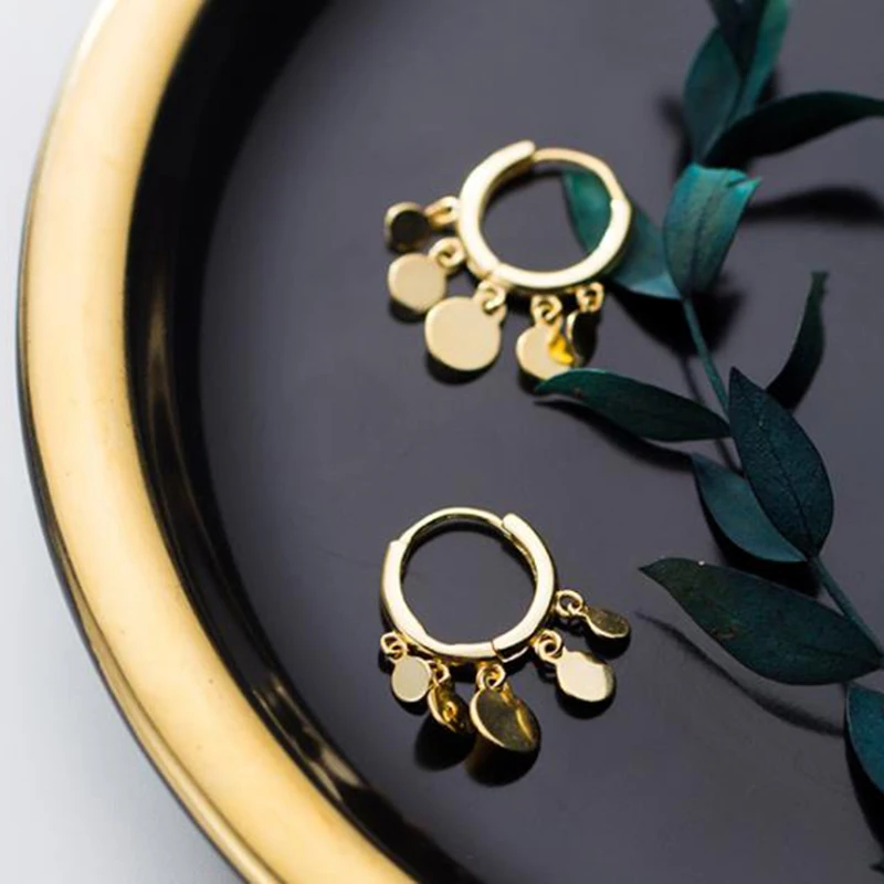 Gold Coins Earrings 925 Silver Jewelry Pendientes Brincos Charm Vintage Minimalism Birthday Gift Oorbellen Earrings for Women
Gold Coins Earrings 925 Silver Jewelry Pendientes Brincos Charm Vintage Minimalism Birthday Gift Oorbellen Earrings for Women