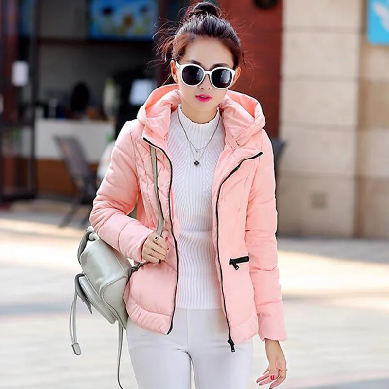 2019 Women autumn Winter Jackets Pockets Zippers Hooded Down Cotton Jacket Women Long sleeve Warm coat cc427
2019 Women autumn Winter Jackets Pockets Zippers Hooded Down Cotton Jacket Women Long sleeve Warm coat cc427