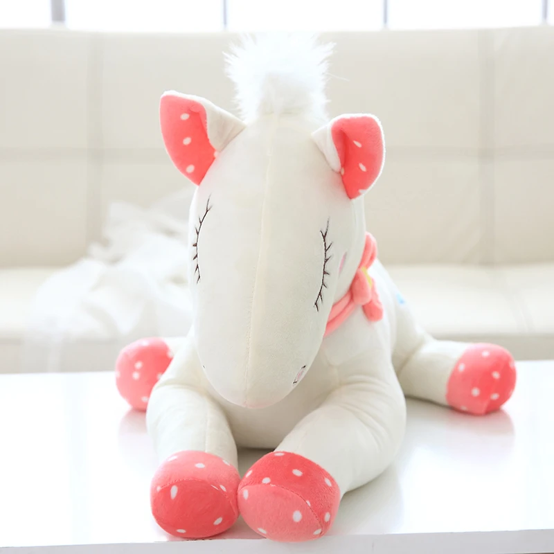 Hot New 55/95CM Giant Pink/purple Horse Plush Toy Plush Stuffed Animal Horse High Quality Kids Birthday Christmas Gift for girls
Hot New 55/95CM Giant Pink/purple Horse Plush Toy Plush Stuffed Animal Horse High Quality Kids Birthday Christmas Gift for girls