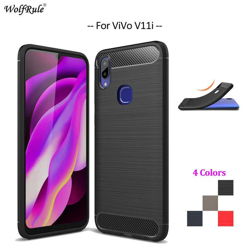 Carbon Fiber Phone Case For ViVo V11i Case WolfRule Soft TPU Back Cover For ViVo V11i Rugged Protective Phone Bumper Cases 6.3''
Carbon Fiber Phone Case For ViVo V11i Case WolfRule Soft TPU Back Cover For ViVo V11i Rugged Protective Phone Bumper Cases 6.3''