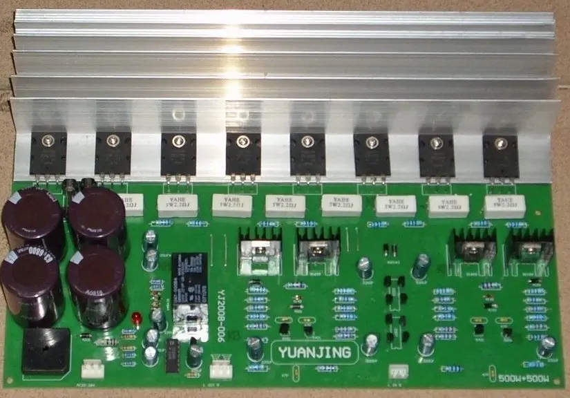 5200/1943 amplifier board Eight tube 2.0 power amplifier board 200W+200W(Without Heat Sink)
5200/1943 amplifier board Eight tube 2.0 power amplifier board 200W+200W(Without Heat Sink)
