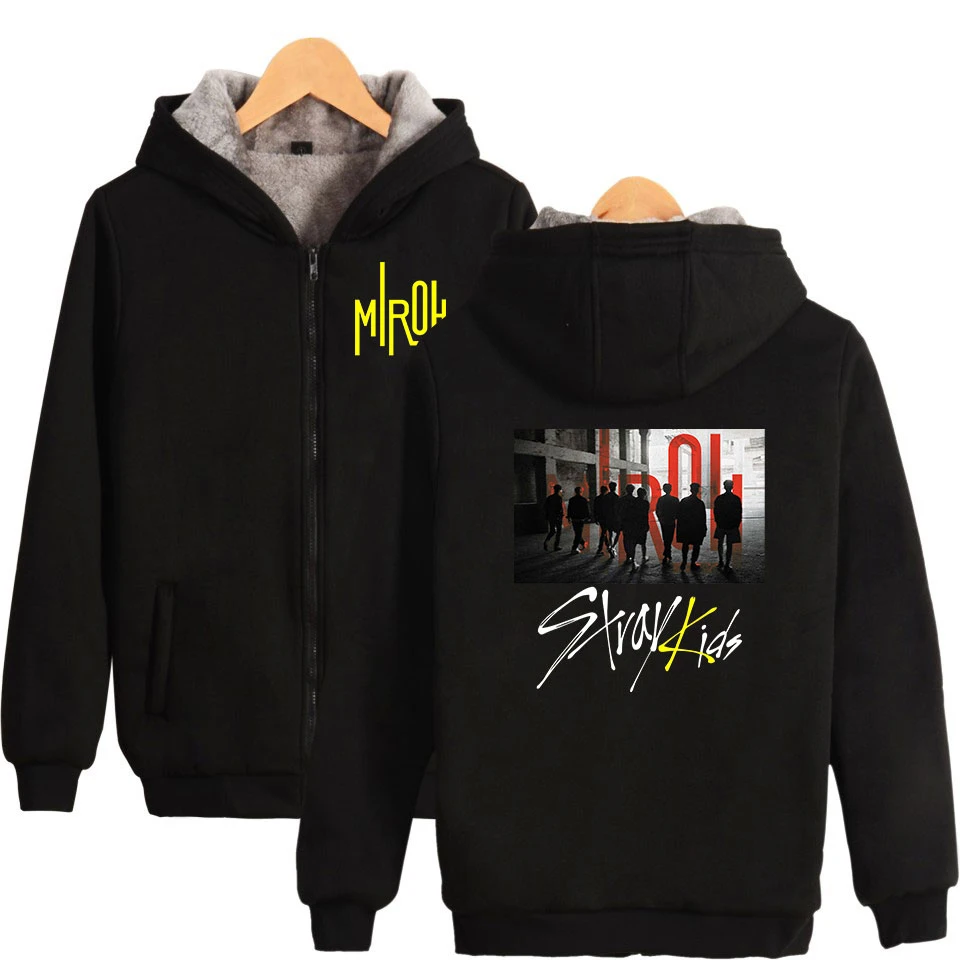Stray Kids Kpop Winter Parkas Women/Men Fashion Zipper Hooded Coats 2019 New Arrival Hot Sale Trendy Streetwear Warm Clothes
Stray Kids Kpop Winter Parkas Women/Men Fashion Zipper Hooded Coats 2019 New Arrival Hot Sale Trendy Streetwear Warm Clothes