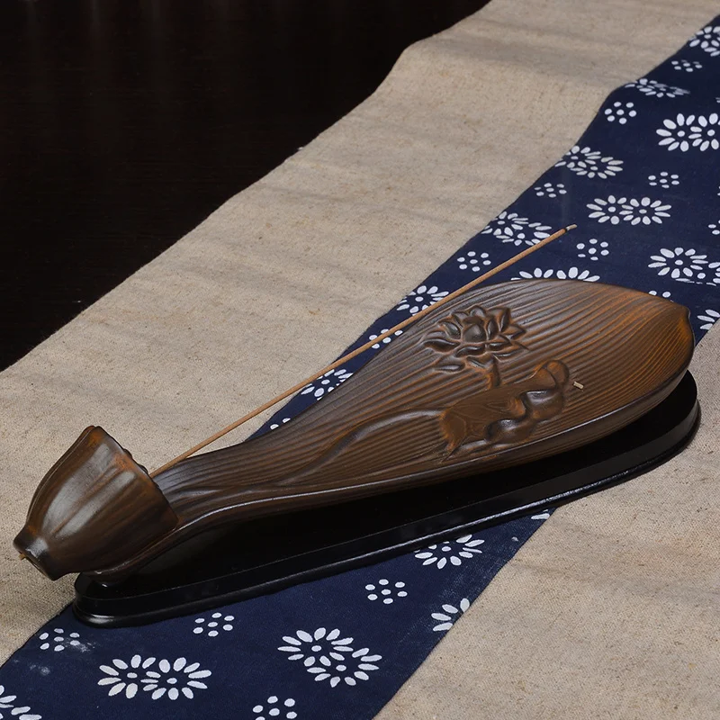 Fragrant lotus incense appliance ceramic burner ornaments incense incense burner creative sandalwood
Fragrant lotus incense appliance ceramic burner ornaments incense incense burner creative sandalwood