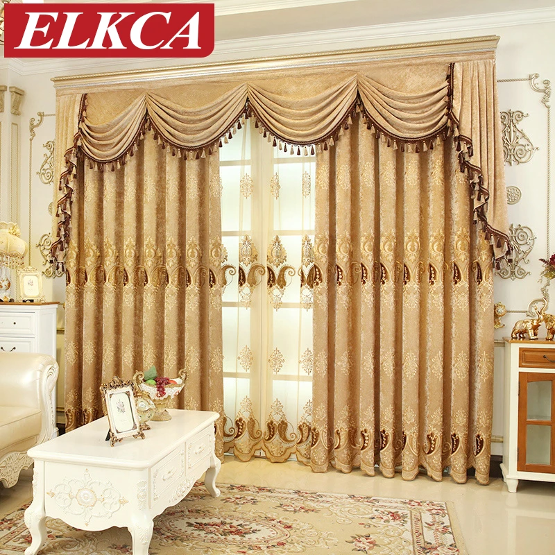 European Embroidered Chenille Curtains for Living Room Luxury Tulle Curtains for the Bedroom Chinese Window Treatment Curtains
European Embroidered Chenille Curtains for Living Room Luxury Tulle Curtains for the Bedroom Chinese Window Treatment Curtains