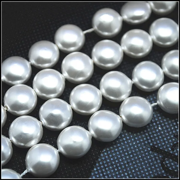 32PCS Nature White Shell Beads Loose Mother Of Pearl Spacer Beads For Chain Bracelets Making Jewelry Findings Size 12MM
32PCS Nature White Shell Beads Loose Mother Of Pearl Spacer Beads For Chain Bracelets Making Jewelry Findings Size 12MM