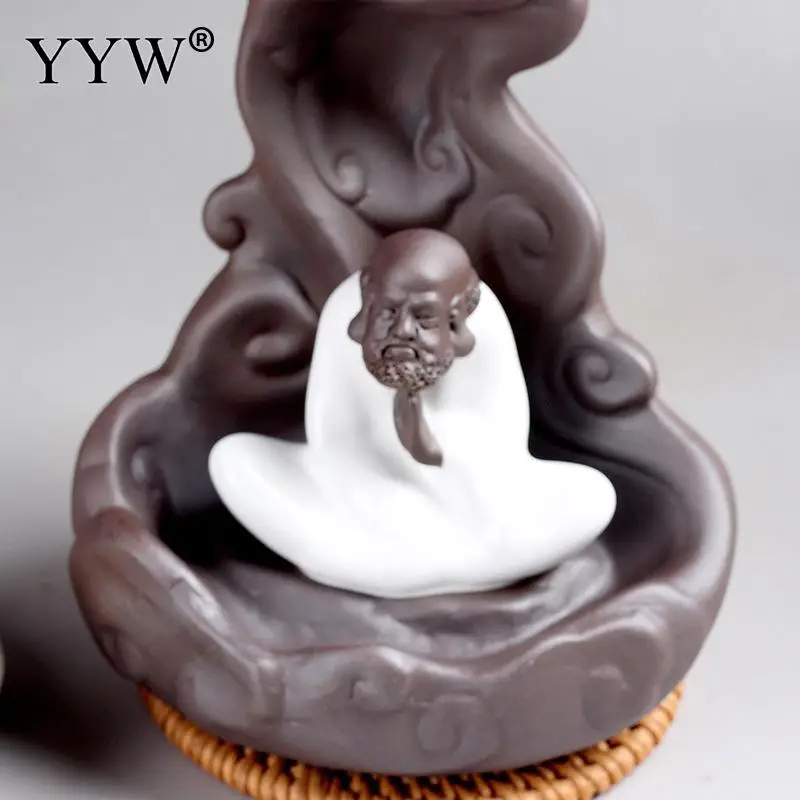 Buddha Backflow Incense Burner Home Decor Aroma Censer Crafts With 10pcs Free Incense Cones Smoke Waterfall Incense Cones Holder
Buddha Backflow Incense Burner Home Decor Aroma Censer Crafts With 10pcs Free Incense Cones Smoke Waterfall Incense Cones Holder