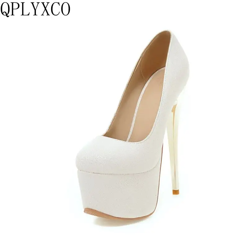 QPLYXCO 2017 hot slae Big size 30-48 sexy fashion super thin high heels(16cm) shoes platform women footwear pumps party Y-28
QPLYXCO 2017 hot slae Big size 30-48 sexy fashion super thin high heels(16cm) shoes platform women footwear pumps party Y-28