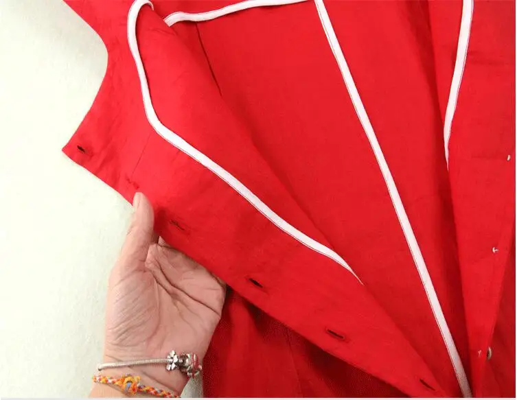Fashion Leisure dress Female summer New high quality Holiday wind linen retro waist long section was thin red vest dress women
Fashion Leisure dress Female summer New high quality Holiday wind linen retro waist long section was thin red vest dress women