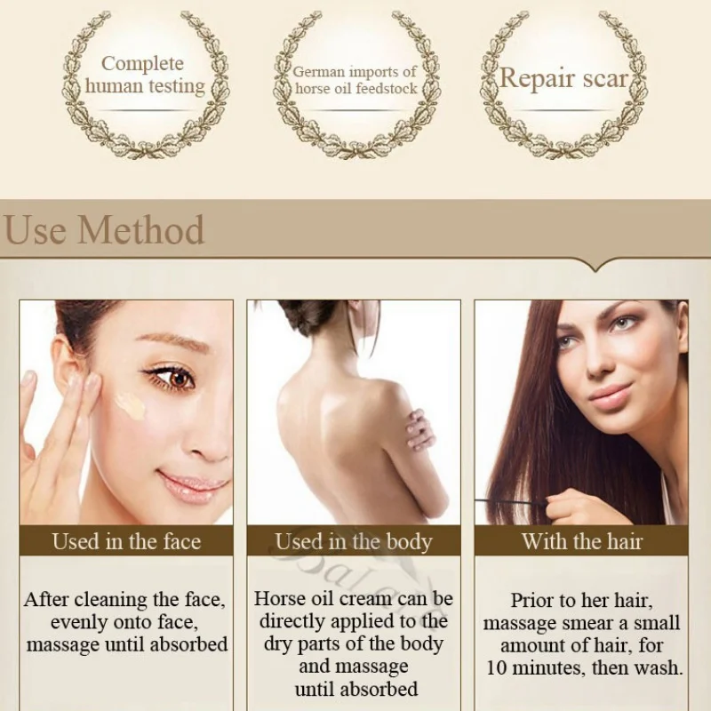 Cream Horse Oil Cream Scar Face Body Whitening Cream Korean Skin Care Whitening Moisturizing New Anti Aging New
Cream Horse Oil Cream Scar Face Body Whitening Cream Korean Skin Care Whitening Moisturizing New Anti Aging New