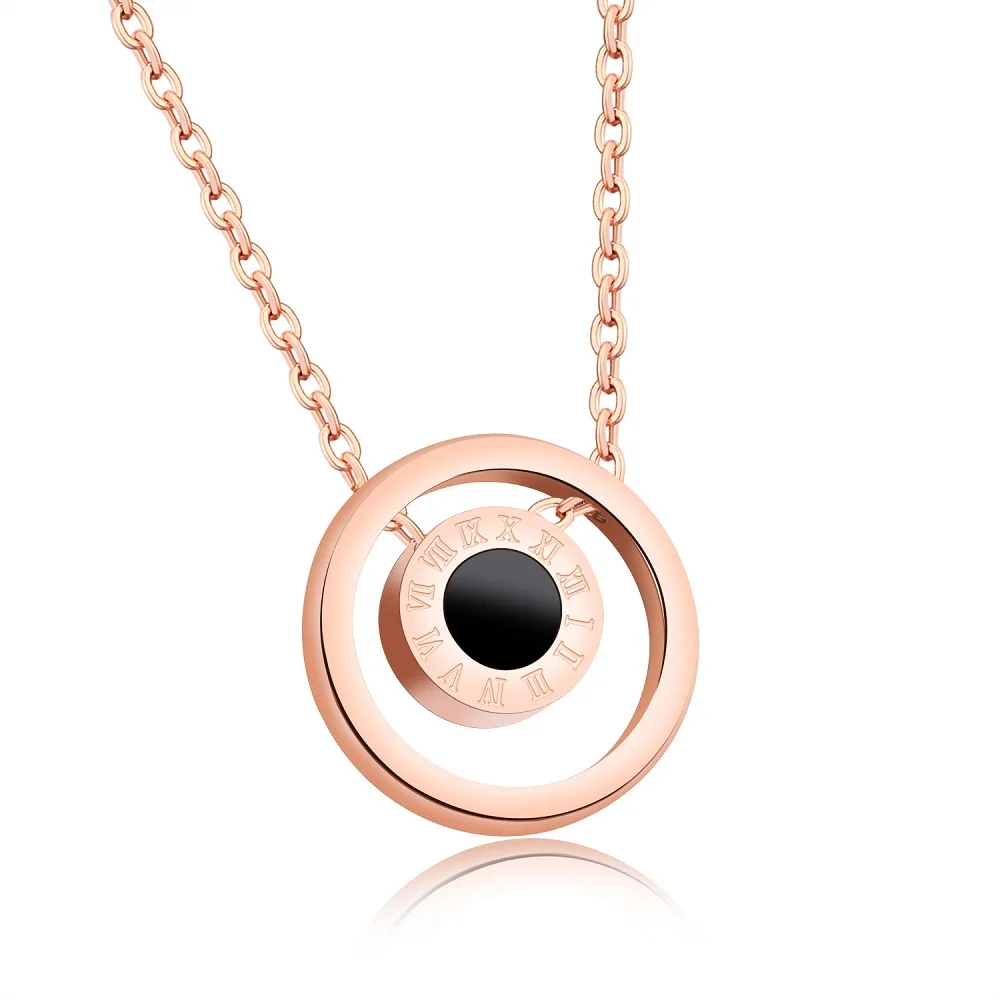 JHSL Brand Fashion Jewelry Cute Girl's Gift Statement Roman Numerals Pendants Necklaces for Women 316 Stainless Steel Chain
JHSL Brand Fashion Jewelry Cute Girl's Gift Statement Roman Numerals Pendants Necklaces for Women 316 Stainless Steel Chain