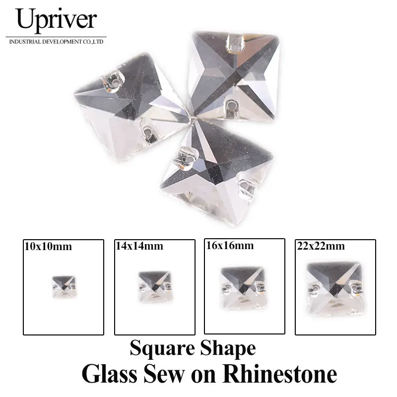 Upriver Crystal Color Square Shape Sew On Rhinestones 10mm 12mm 14mm 16mm 22mm Sewing Glass Stones
Upriver Crystal Color Square Shape Sew On Rhinestones 10mm 12mm 14mm 16mm 22mm Sewing Glass Stones