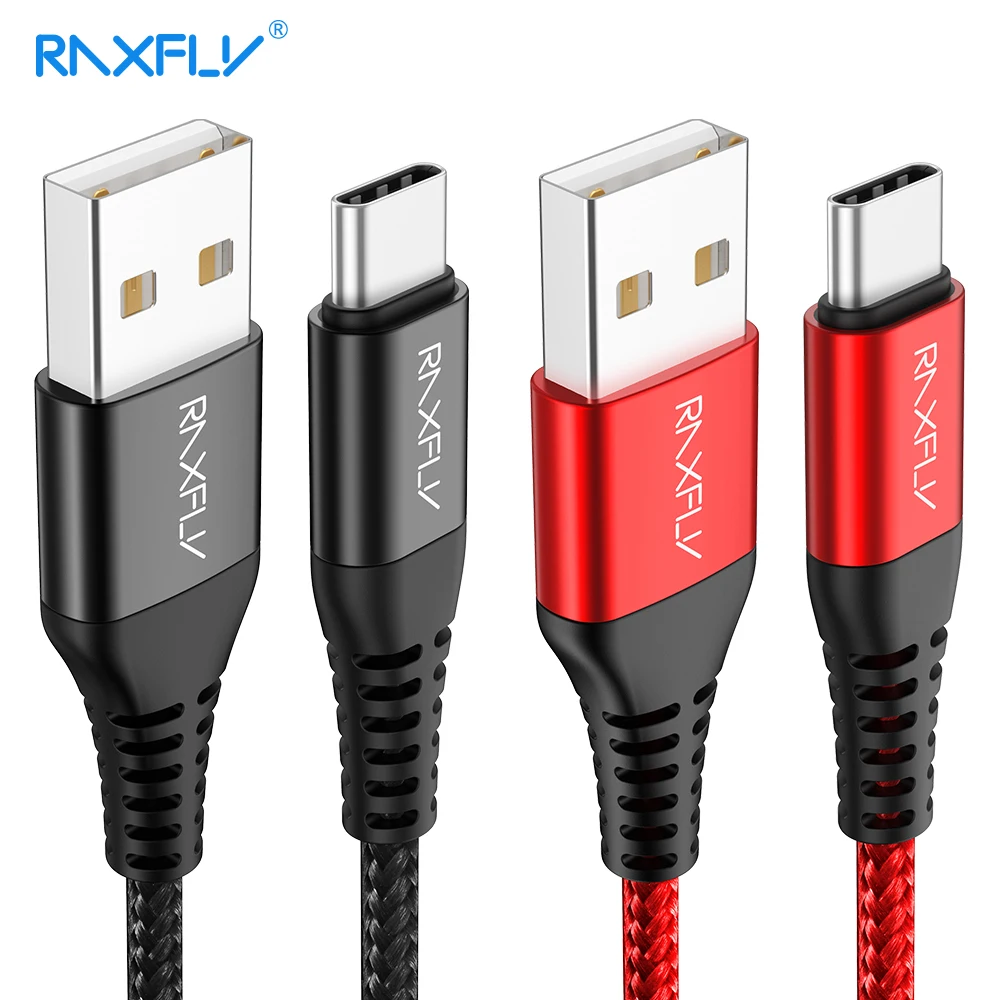 Кабель RAXFLY USB Type C изгиб типа для Samsung S9 S8 Plus кабель синхронизации данных Xiaomi Mi6 Mi5s