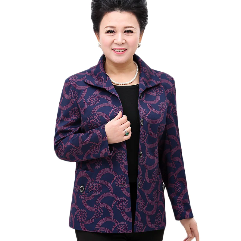 Spring Women Jacket Coat 2021 Autumn New Middle-aged Women Clothes Plus Size Loose Coat Female Single-breasted Print Windbreaker
Spring Women Jacket Coat 2021 Autumn New Middle-aged Women Clothes Plus Size Loose Coat Female Single-breasted Print Windbreaker