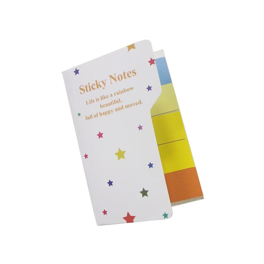 50 Pack/lot Rainbow Style Self-Adhesive Memo Pad Sticky Notes Bookmark School Office Supply
50 Pack/lot Rainbow Style Self-Adhesive Memo Pad Sticky Notes Bookmark School Office Supply