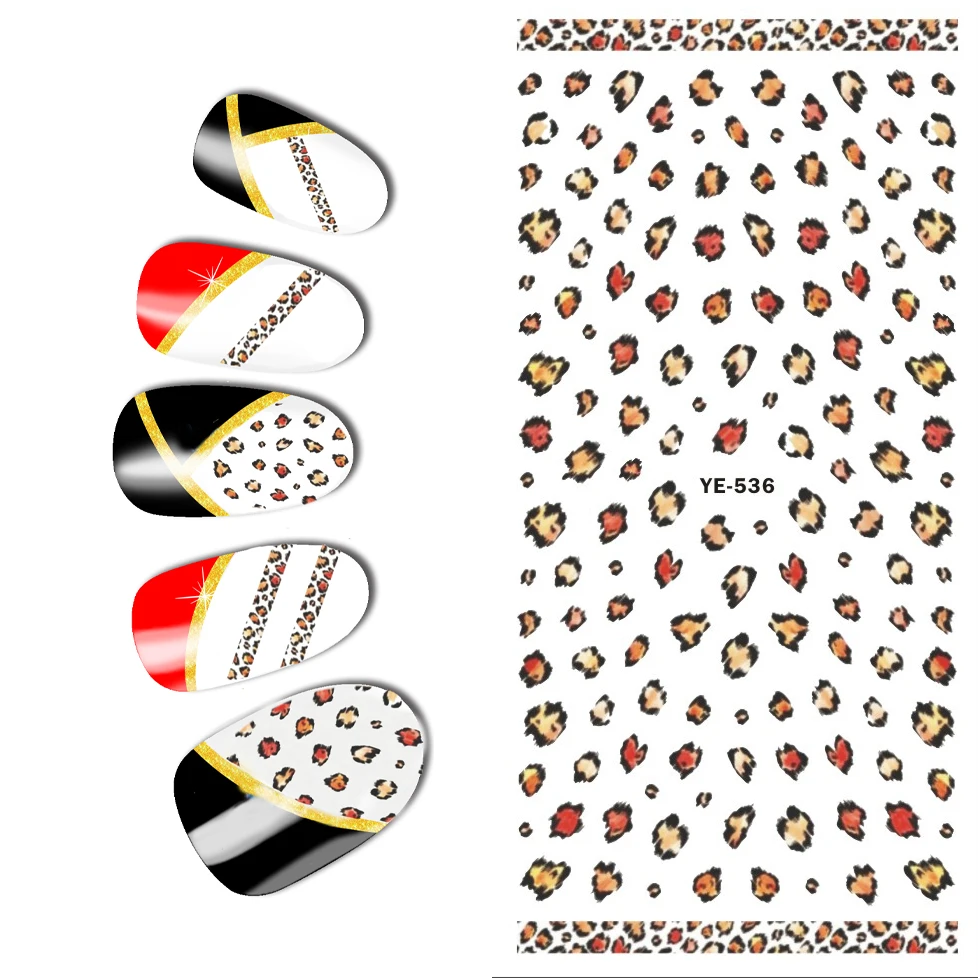 UPRETTEGO 1X Super Large Nail Art Transfers Stickers Nail Decals ANIMAL TIGER LEOPARD SKIN PATTERN LACE YE534-536
UPRETTEGO 1X Super Large Nail Art Transfers Stickers Nail Decals ANIMAL TIGER LEOPARD SKIN PATTERN LACE YE534-536