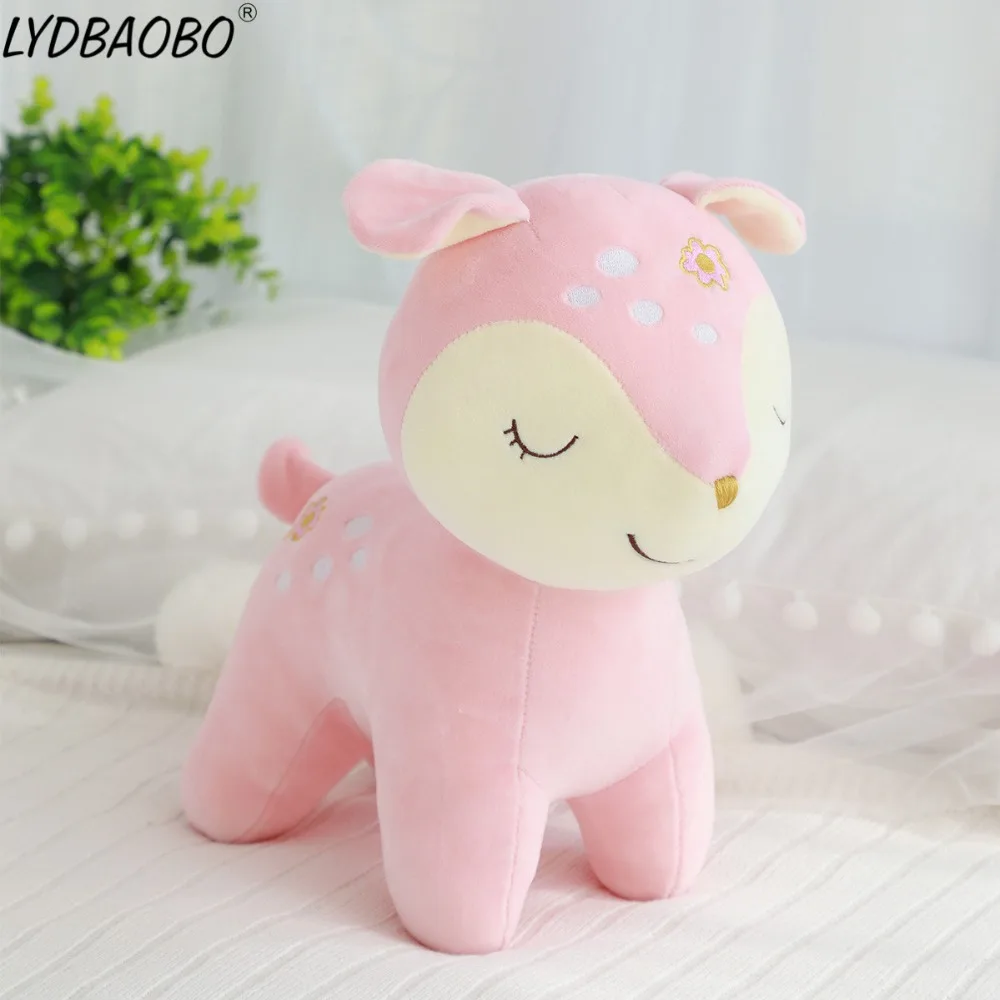 28cm Super Kawaii Deer Giraffe Stuffed Plush Toys Infant Lovely Smile Deer Animal Appease Doll Baby Cute Birthday Gift Home Deco
28cm Super Kawaii Deer Giraffe Stuffed Plush Toys Infant Lovely Smile Deer Animal Appease Doll Baby Cute Birthday Gift Home Deco