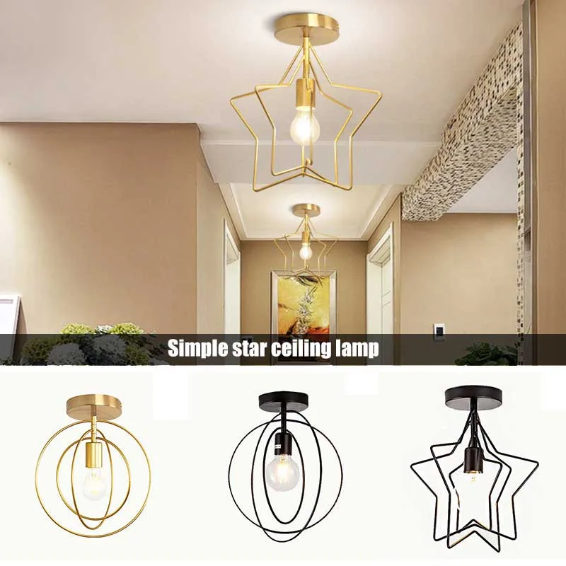 Simple Five-point Ceiling Light Geometric Iron Pendant Lights Lamp for Bedroom Living Room SLC88
Simple Five-point Ceiling Light Geometric Iron Pendant Lights Lamp for Bedroom Living Room SLC88