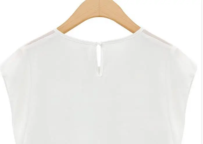 Female Summer Hot Sale O-neck Short Sleeve Loose Chiffon Shirt Woman Solid Lace Splice Hedging Thin Soft Chiffon Blouse
Female Summer Hot Sale O-neck Short Sleeve Loose Chiffon Shirt Woman Solid Lace Splice Hedging Thin Soft Chiffon Blouse