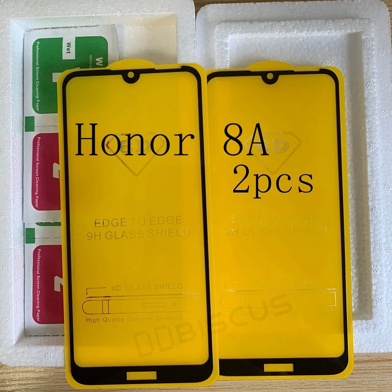 Стекло для Honor 8A Prime 5D 9H закаленное стекло Защита экрана Huawei JAT LX1 8 A полное покрытие