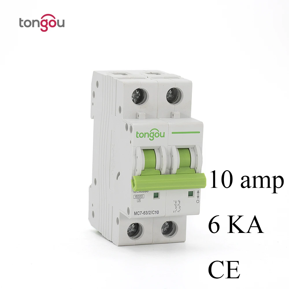 2 Pole C10 6KA Miniature Circuit Breaker 110V/220V/240V MCB 5 Years Warranty TOMC7
2 Pole C10 6KA Miniature Circuit Breaker 110V/220V/240V MCB 5 Years Warranty TOMC7
