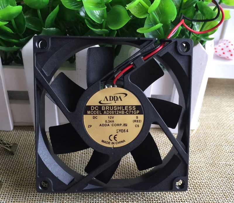ADDA AD0812HB-C71GP DC 12V 0.34A 80*80*20 мм 8020 шасси Сервер вентилятор охлаждения | Компьютеры и