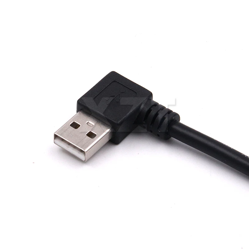 Высокое качество левый/правый угловой 90 градусов USB 2 0 Тип A папа к женскому кабель
