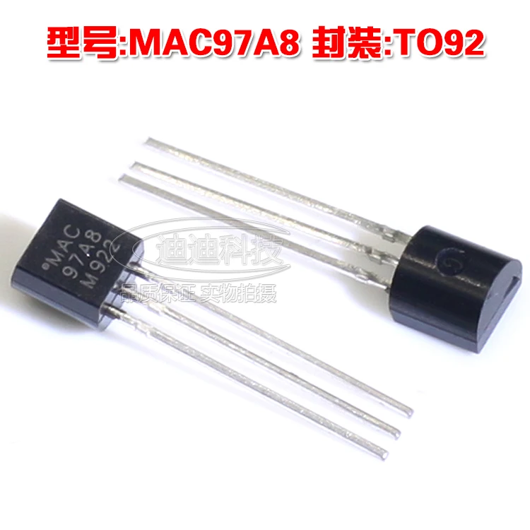 Новый транзистор ТРИАК MAC97A8 TO 92 выход 600V 0.6A 97A8 to92|output|output transistor |