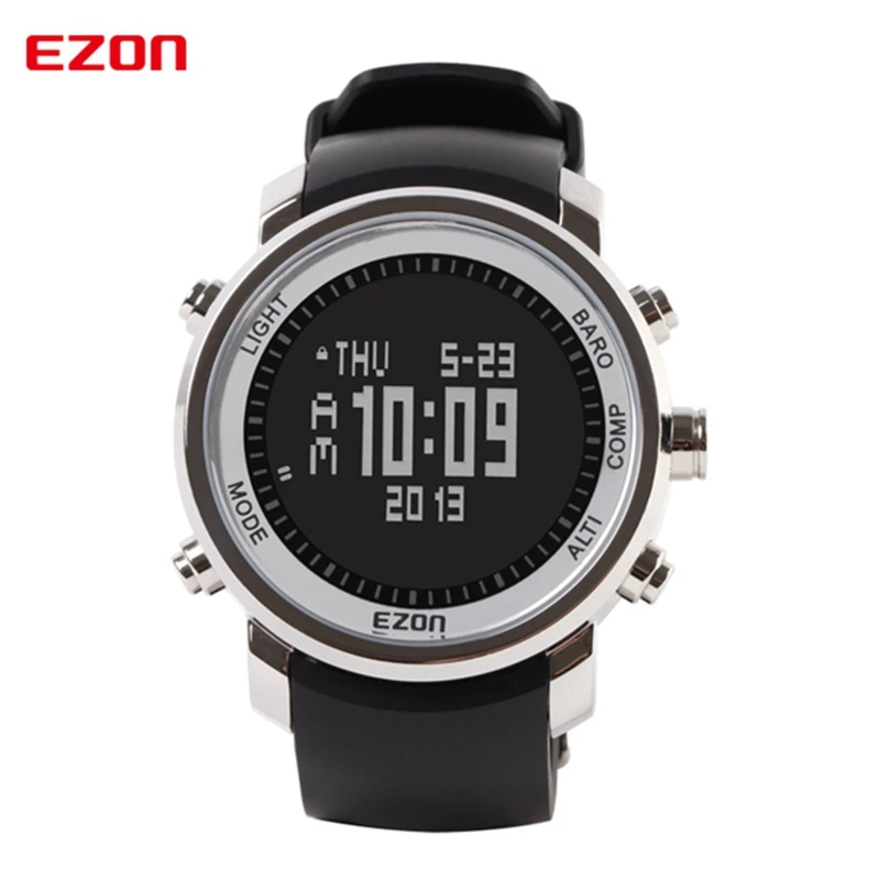 Часы наручные EZON H506 мужские с компасом, барометром, высотомером, многофункциональные спортивные цифровые для пеших прогулок, скалолазания
Часы наручные EZON H506 мужские с компасом, барометром, высотомером, многофункциональные спортивные цифровые для пеших прогулок, скалолазания