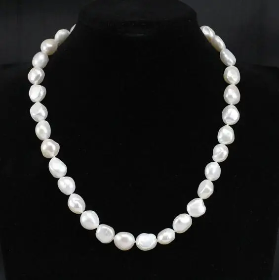Christamas Gift White Color Freshwater Pearl Necklace ,9-10mm Baroque Irregular Pearl Jewelry,Bridesmaid Jewellery
Christamas Gift White Color Freshwater Pearl Necklace ,9-10mm Baroque Irregular Pearl Jewelry,Bridesmaid Jewellery