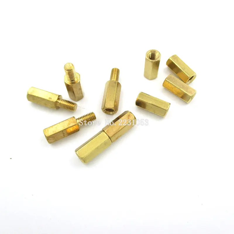 20 шт. M3 Male x M3 Female 10 мм длинные шестигранные проставки латунные стойки для печатной платы M3 набор винтов M3 * 10 мм шестигранный винт 10 комплекто...
20 шт. M3 Male x M3 Female 10 мм длинные шестигранные проставки латунные стойки для печатной платы M3 набор винтов M3 * 10 мм шестигранный винт 10 комплекто...
