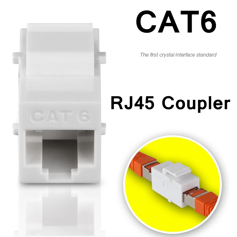 100PCS/LOT PCB connection CAT6 UTP RJ45 coupler female to female through network cable inline adapter 8P8C extension connector
100PCS/LOT PCB connection CAT6 UTP RJ45 coupler female to female through network cable inline adapter 8P8C extension connector