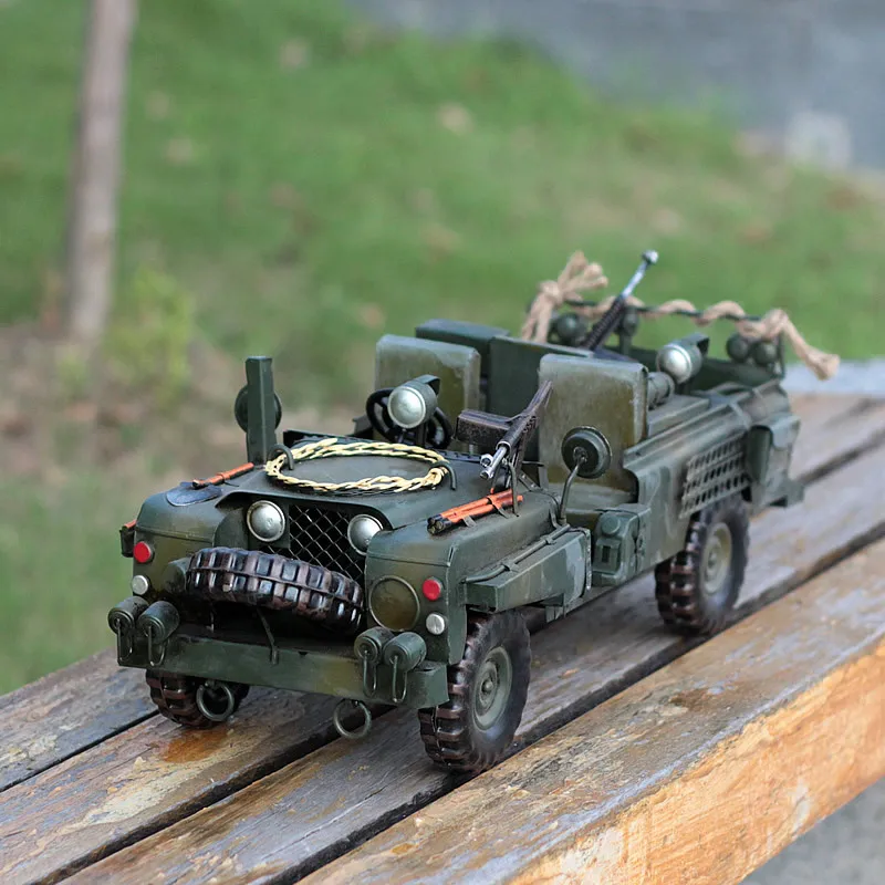 Большой ретро армейский военный автомобиль модель автомобиля художественные коллекции металлические миниатюры Кофейня украшения бар рем...
Большой ретро армейский военный автомобиль модель автомобиля художественные коллекции металлические миниатюры Кофейня украшения бар рем...