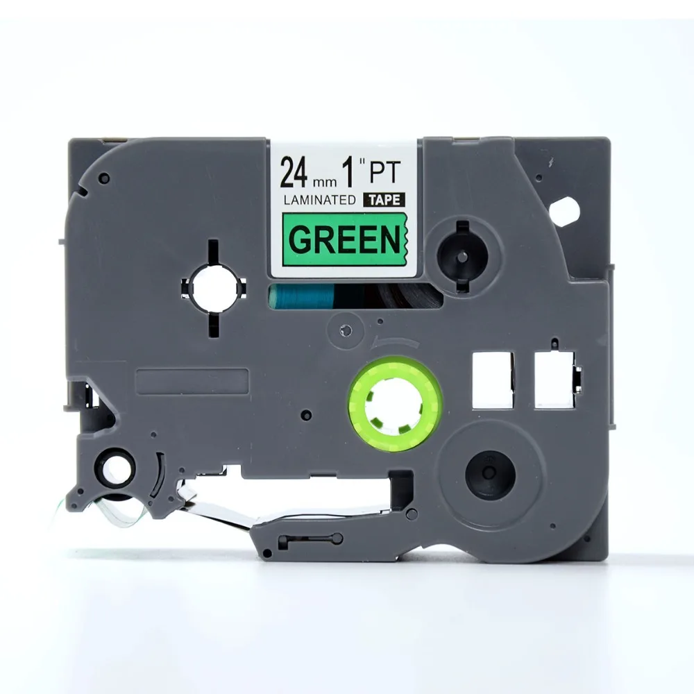 24mm black on green compatible brother tze tape for p touch label tape maker tze 751 tze-751 tze751
24mm black on green compatible brother tze tape for p touch label tape maker tze 751 tze-751 tze751