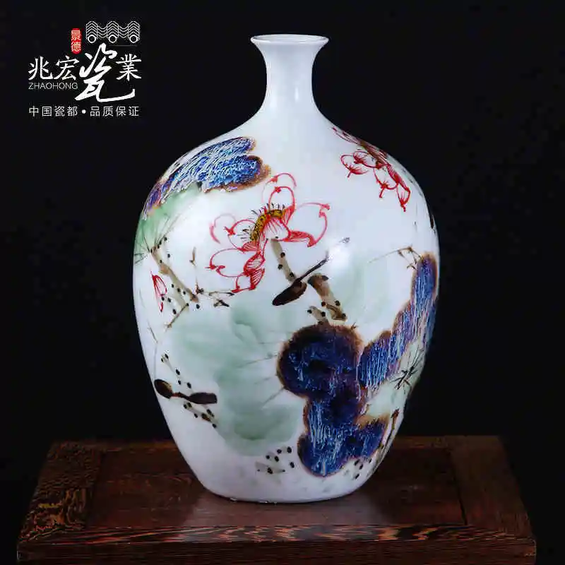 Custom inscription Jingdezhen ceramics hand-painted blue and white living room decoration decoration bottle bearing Home Furnish
Custom inscription Jingdezhen ceramics hand-painted blue and white living room decoration decoration bottle bearing Home Furnish
