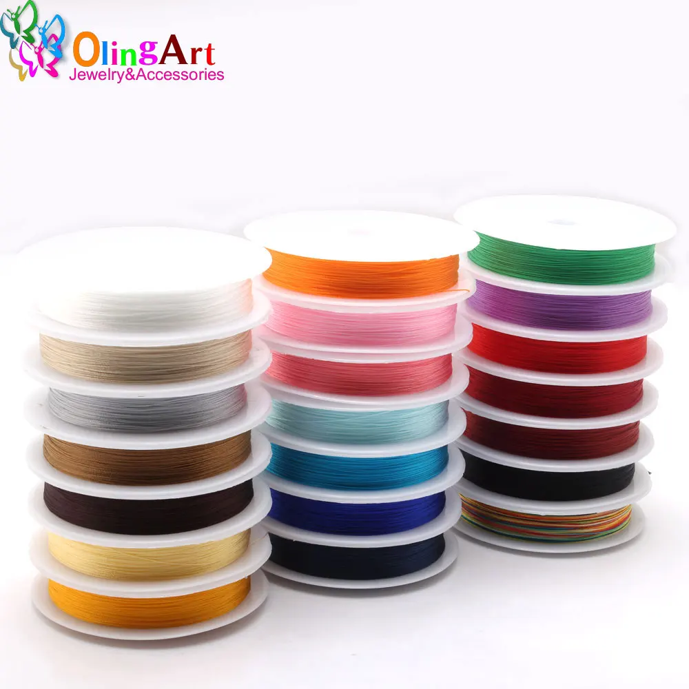 OlingArt 0.3/0.5/0.7/1.0MM Mixed multicolor options Nylon Thread line/wire/rope choker earrings Bracelet necklace jewelry making
OlingArt 0.3/0.5/0.7/1.0MM Mixed multicolor options Nylon Thread line/wire/rope choker earrings Bracelet necklace jewelry making