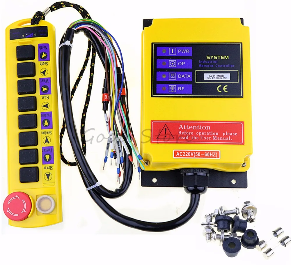 1PCS Remote 500m nine button crane industrial wireless remote control can be customized receiver Industrial Remote Control
1PCS Remote 500m nine button crane industrial wireless remote control can be customized receiver Industrial Remote Control