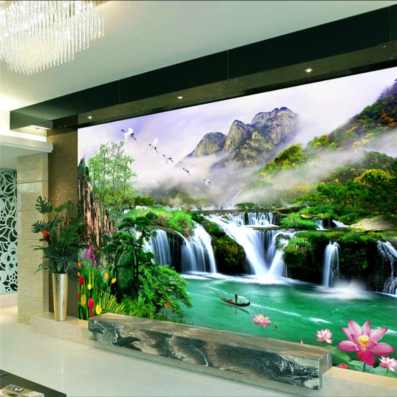 beibehang Large custom 3d wallpapers waterfalls waterfall wallpaper wallpaper background living room bedroom wall decoration
beibehang Large custom 3d wallpapers waterfalls waterfall wallpaper wallpaper background living room bedroom wall decoration
