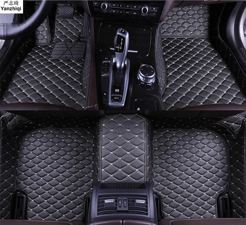 Фото Обновленные кожаные автомобильные коврики для Honda Fit/Jazz Hatchback GK5 - купить